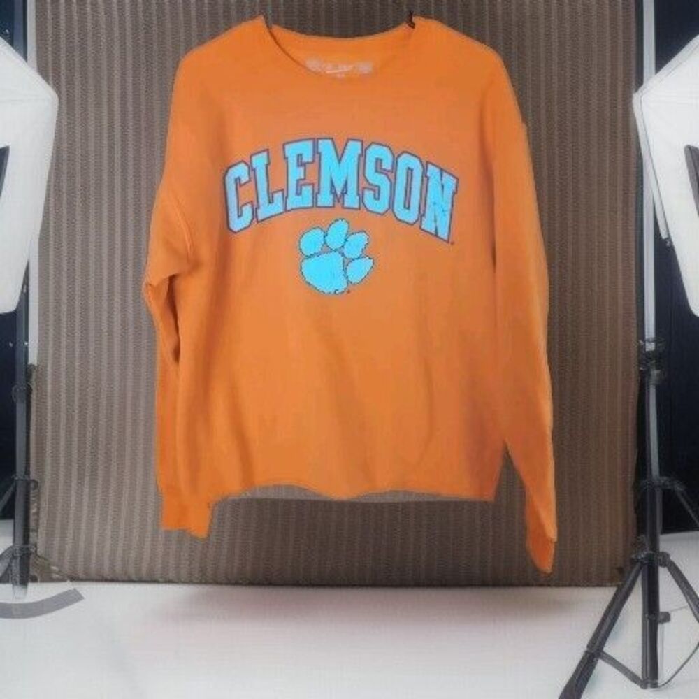 Clemson Orange Crewneck Sweatshirt - Unbranded